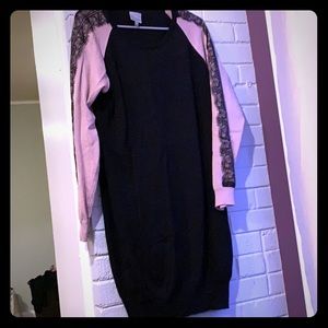 Lona leve dress light pink and black